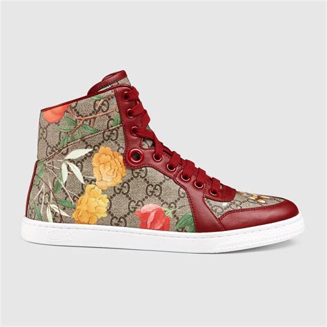 gucci tian high top sneaker 13g|Gucci Gg Supreme Tian Print Hi.